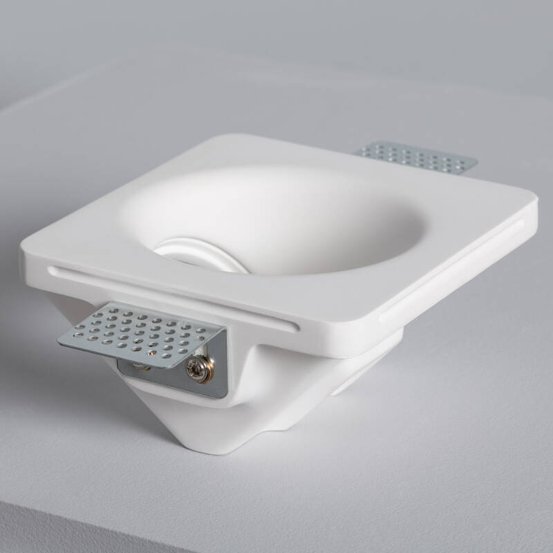 Aro Downlight Integración Escayola/Pladur Accent para Bombilla LED GU10 / GU5.3  Corte 123x123 mm UGR17