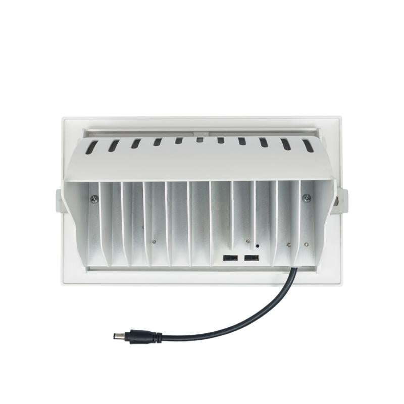 Downlight LED 60W Rectangular Direccionable SAMSUNG 130lm/W LIFUD Corte 210x125 mm