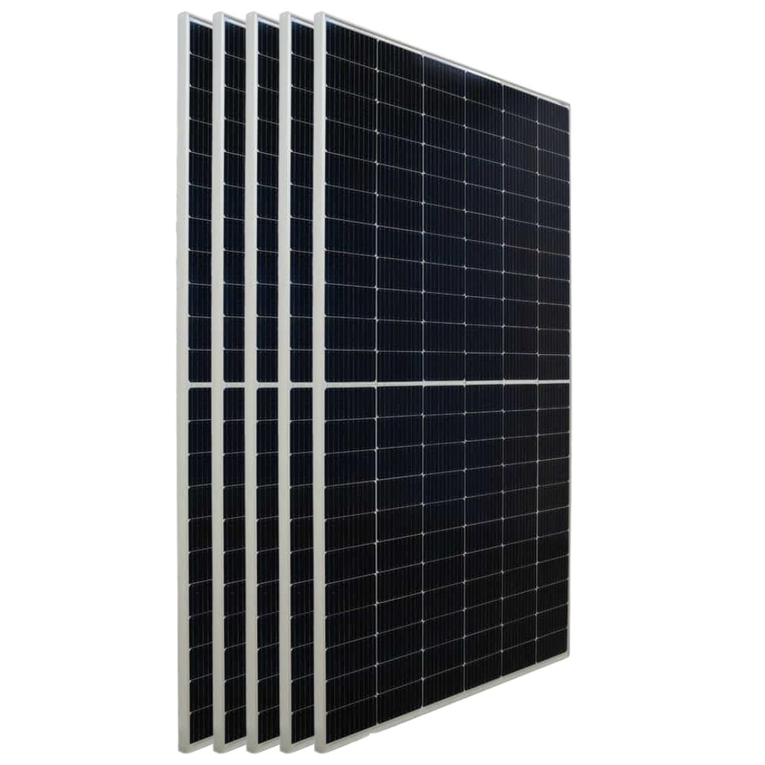 Pack 5 unidades Placas Solares Bifaciales 500W N-Type TW