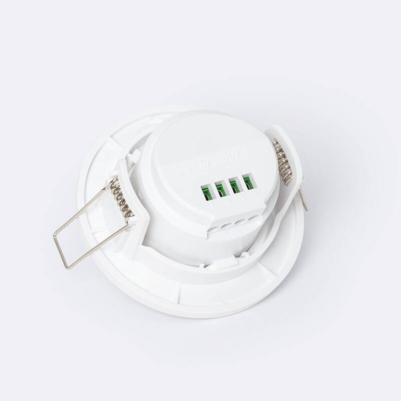 Sensor de Movimiento RADAR Crepuscular 360º Empotrable Exterior IP65