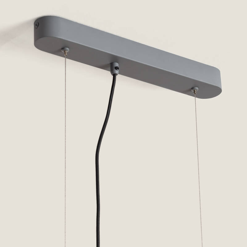 Lámpara Colgante Lineal LED 24W Yeso CCT Seleccionable Kirnber