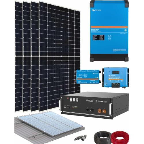 Kit Solar Litio Pylontech 4,8kWh 3000W 9000Whdia