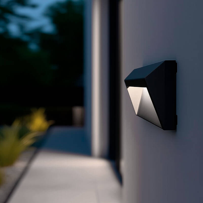 Baliza Exterior LED 2W Superficie Pared Antracita Chester