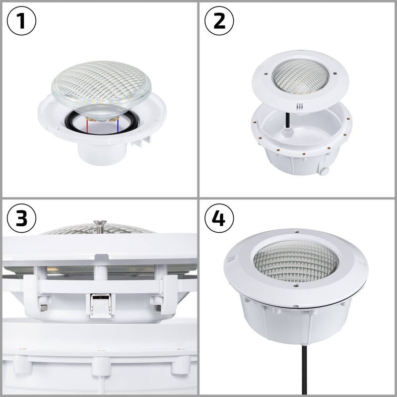 Bombilla Piscina LED Sumergible 12V AC/DC 35W IP68 PAR56