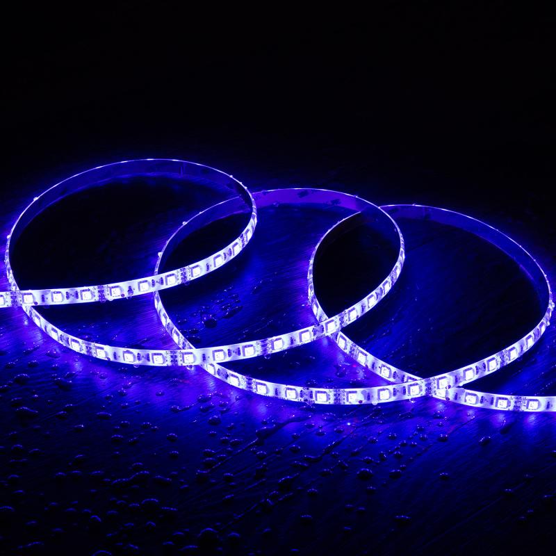 Tira LED 12V RGB SMD 60 LED/m 5m 9W/m Ancho 10mm Corte 5cm IP65