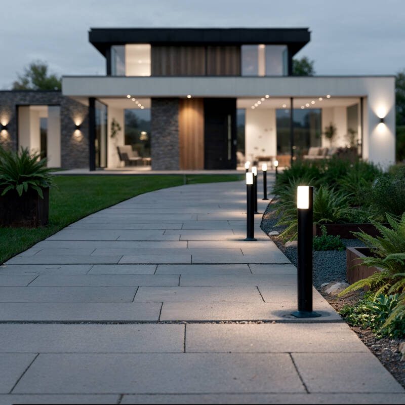 Baliza Exterior LED 5W Superficie Pie 60cm Tittan