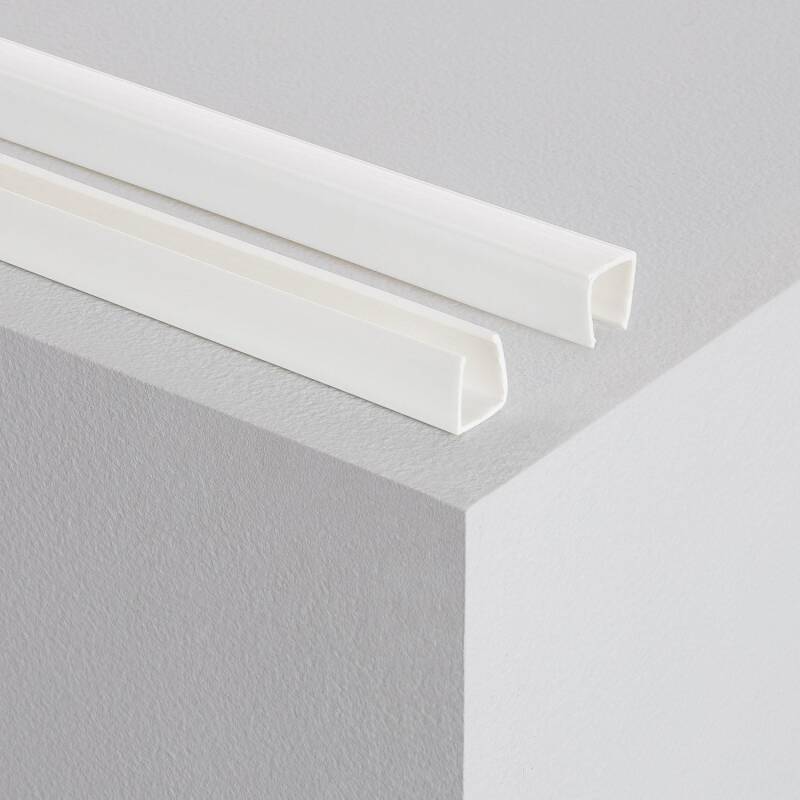 Perfil PVC 1m para Neón LED RGB Semicircular 180
