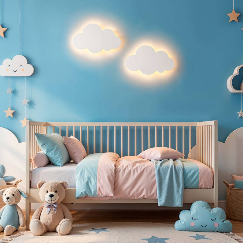 Aplique de Pared LED 10W Infantil Cloudy