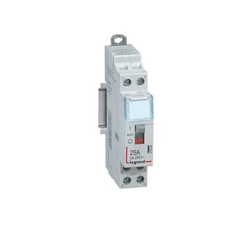Contactor de potencia Legrand CX3 2P AC1 25A 230VAC con mando manual 412544