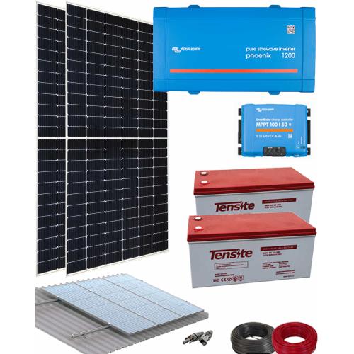 Kit Solar Aislada 1200W 24V 4800Whdia