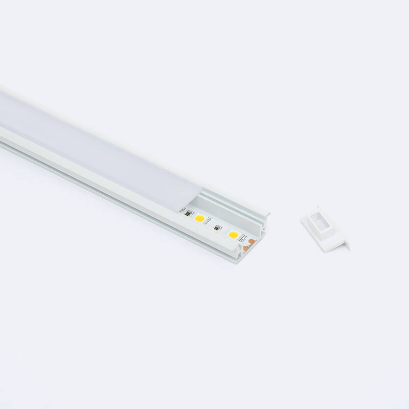 Perfil Aluminio Pisable Suelo para Tiras LED hasta 12 mm