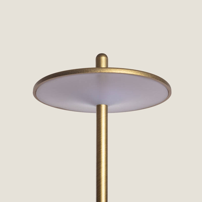 Lámpara de Mesa LED Portátil para Exterior Metal con Batería Recargable Milevani
