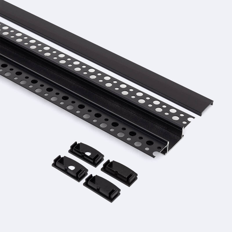 Perfil Aluminio Integrado en Escayola/Pladur para Tira LED hasta 20 mm
