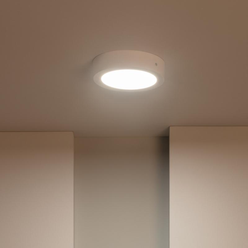 Plafón LED 12W Circular SwitchCCT Seleccionable Ø170 mm Regulación Compatible con Mando RF V2