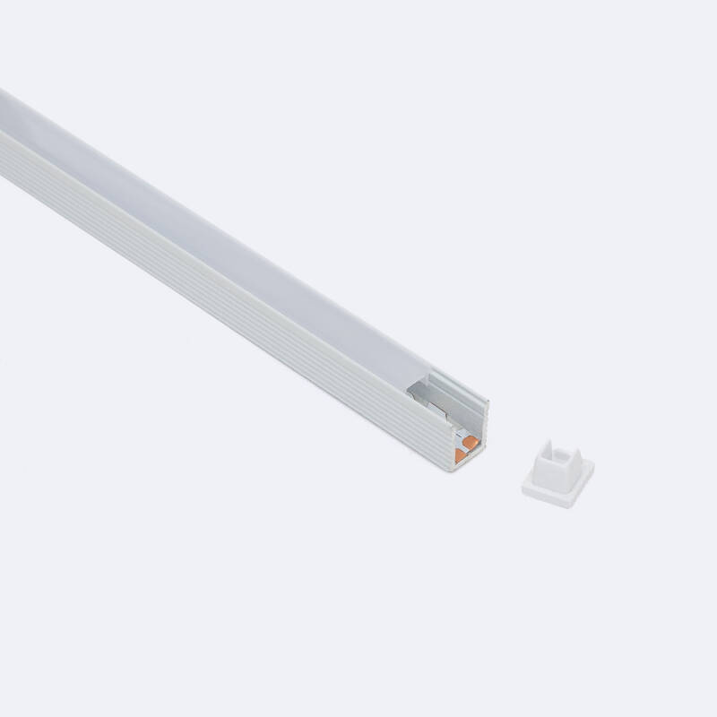 Perfil Aluminio Superficie Mini para Tira LED hasta 6 mm