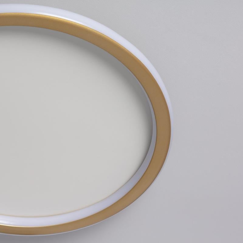Plafón LED 24W Circular Metal Ø400 mm CCT Seleccionable Allharo
