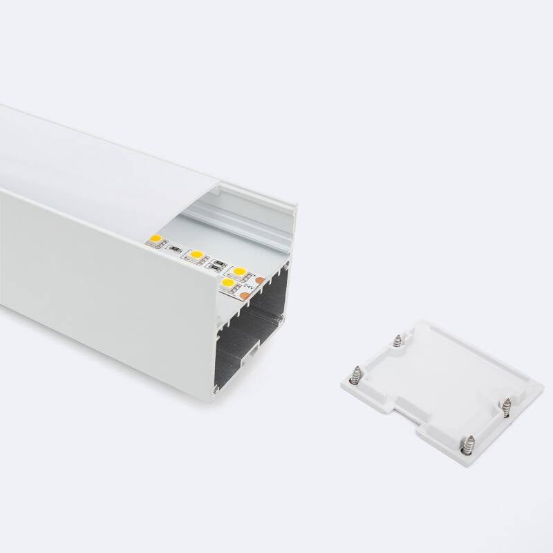 Perfil Aluminio Colgante XL para Tiras LED hasta 45 mm