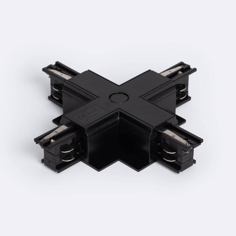 Conector Tipo X para Carril Trifásico Empotrable Aluminio