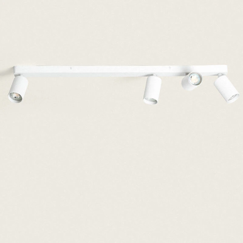 Aplique de Techo Aluminio Breixo 4 Focos