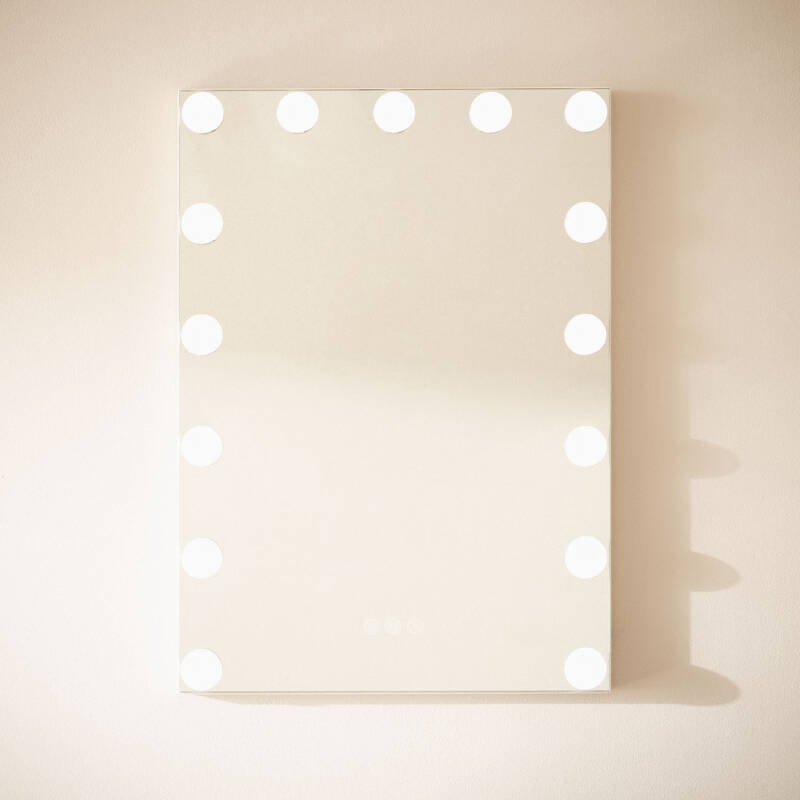 Espejo Baño con Luz LED 70x50 cm Essauira
