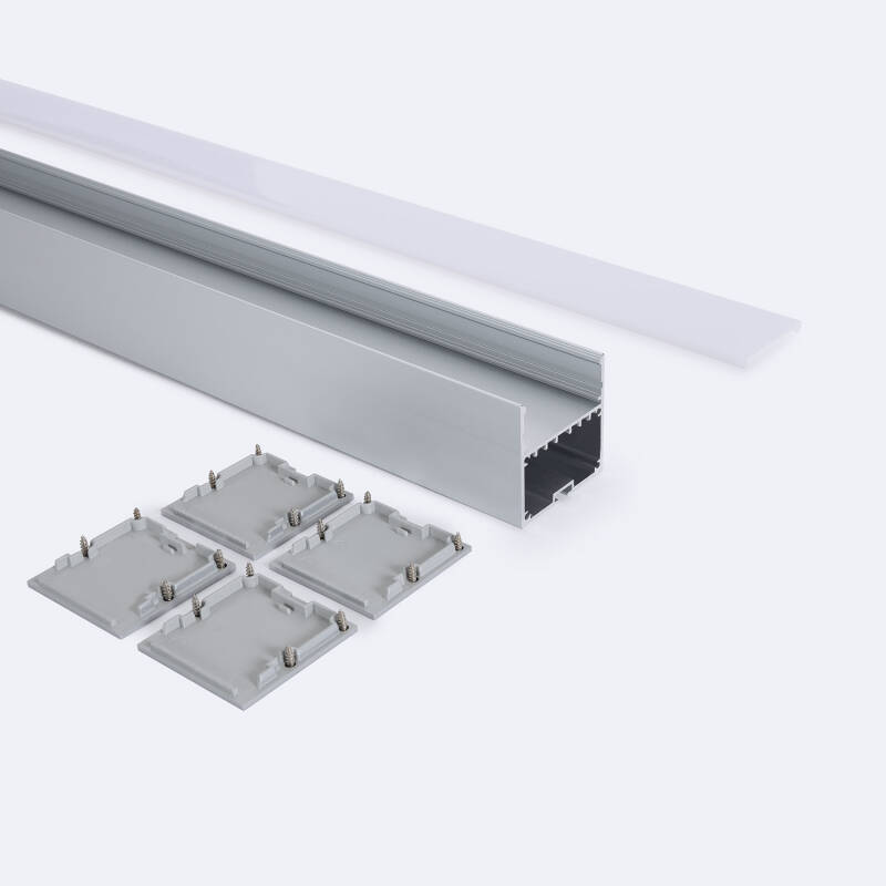 Perfil Aluminio Colgante XL para Tiras LED hasta 45 mm