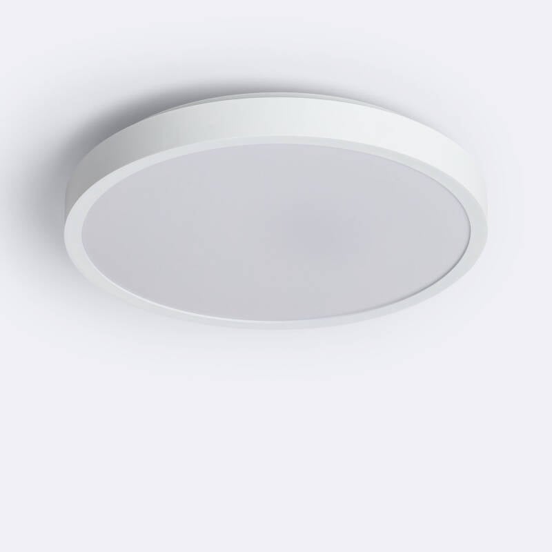 Plafón LED para Exterior 18W Circular con Detector de Movimiento Radar con Mando Ø300 mm