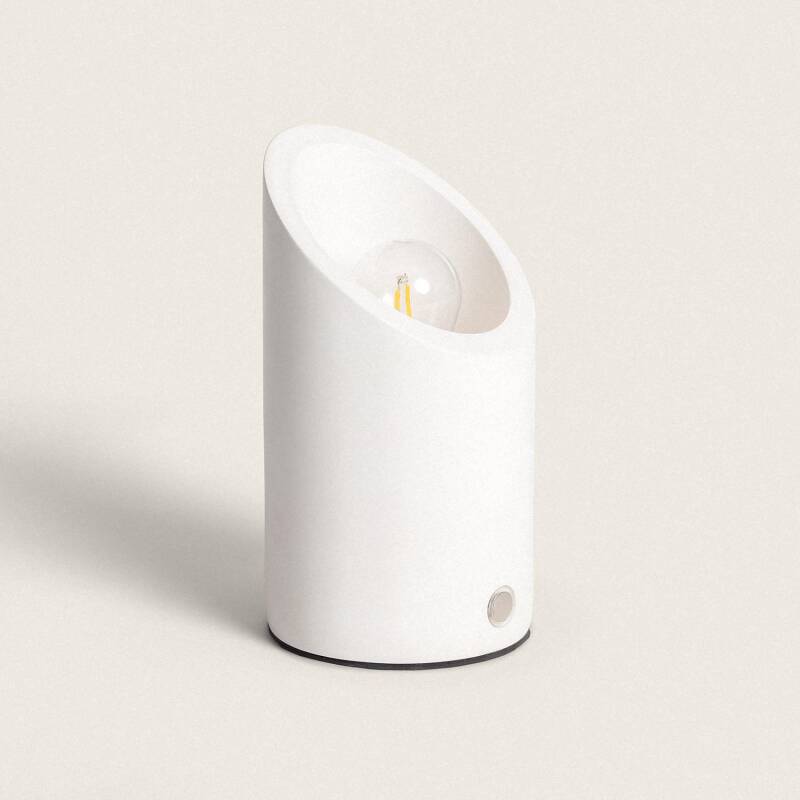 Lámpara de Mesa Yeso Rise Uplighter con Batería USB Recargable