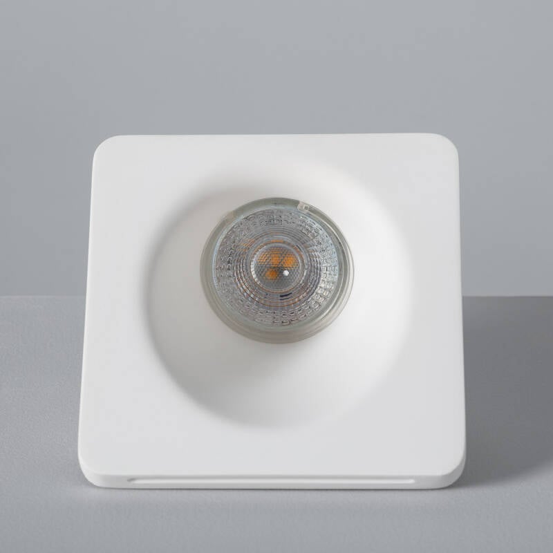 Aro Downlight Integración Escayola/Pladur Accent para Bombilla LED GU10 / GU5.3  Corte 123x123 mm UGR17