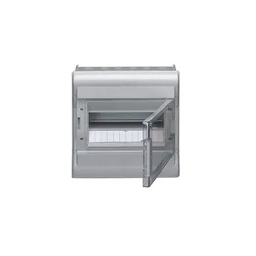 Caja de distribución Hager Vector VE superficie 1 fila 12 módulos puerta transparente estanco (IP65) VE112E