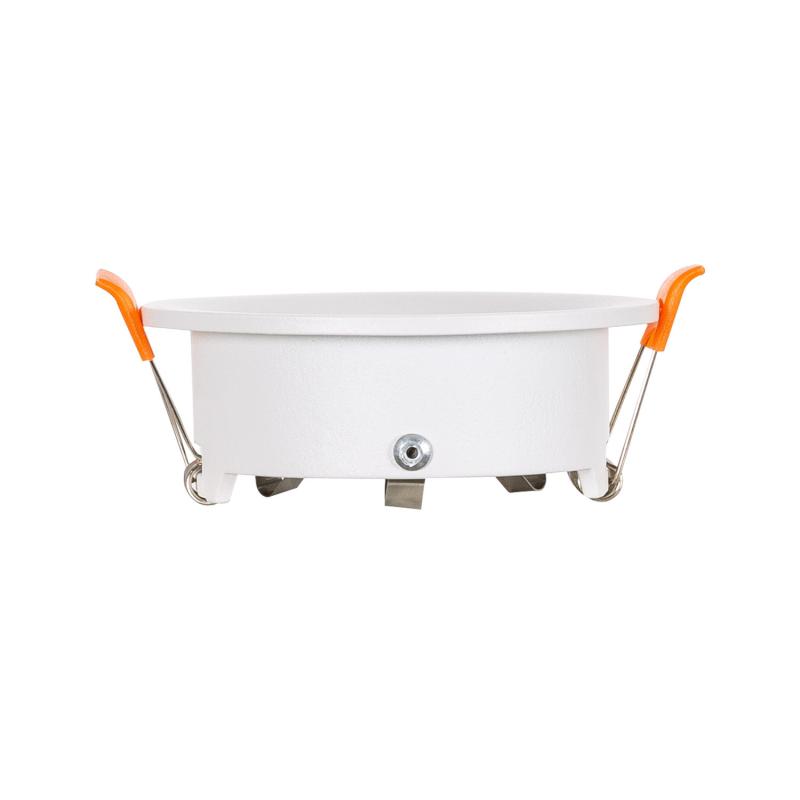Aro Downlight Circular Luz Indirecta Blanco para Bombilla LED GU10 / GU5.3 Corte Ø 70 mm