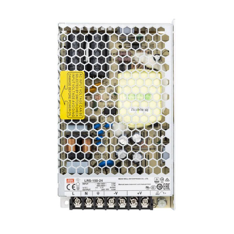 Fuente de Alimentación 24V DC 150W 6.5A MEAN WELL LRS-150