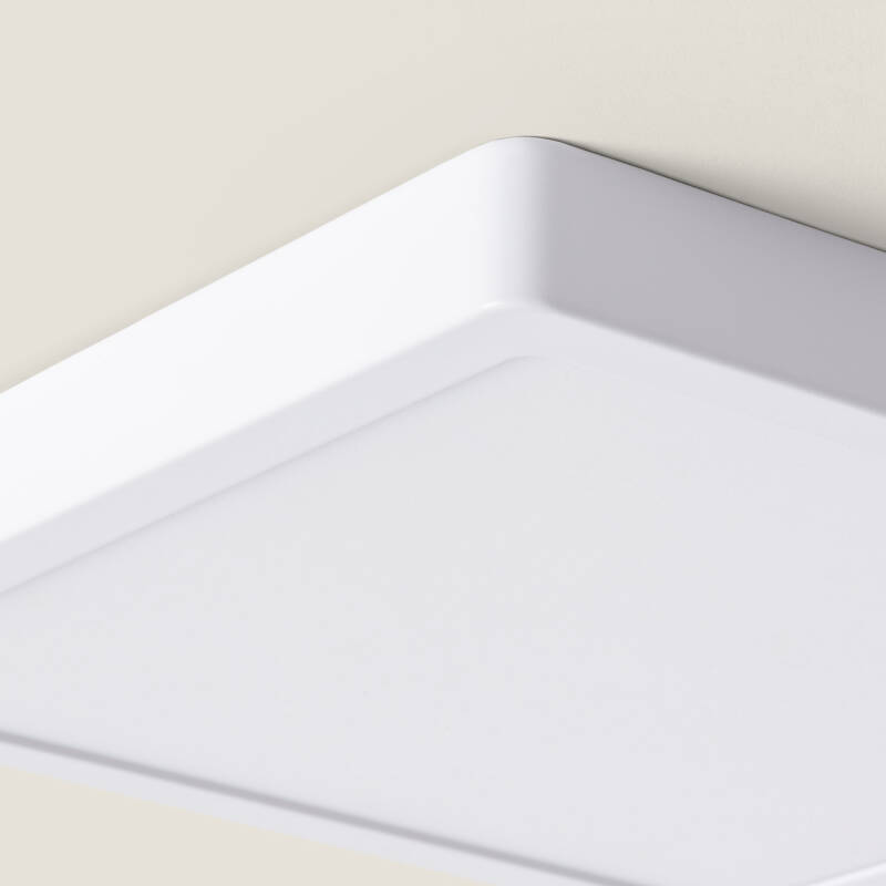 Plafón LED 24W Cuadrado Aluminio 280x280 mm Slim CCT Seleccionable Galán SwitchDimm