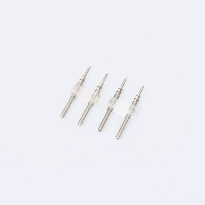 Conector Tira Neón LED Regulable 220V SFLEX8 Doble con Cable