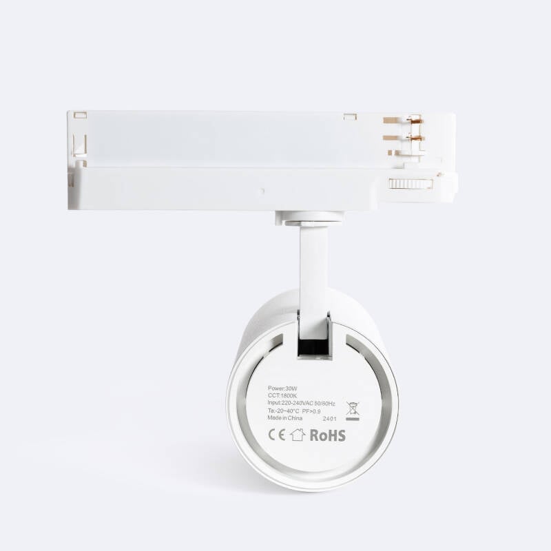Foco Carril LED Trifásico 30W Fasano Especial Carnicería