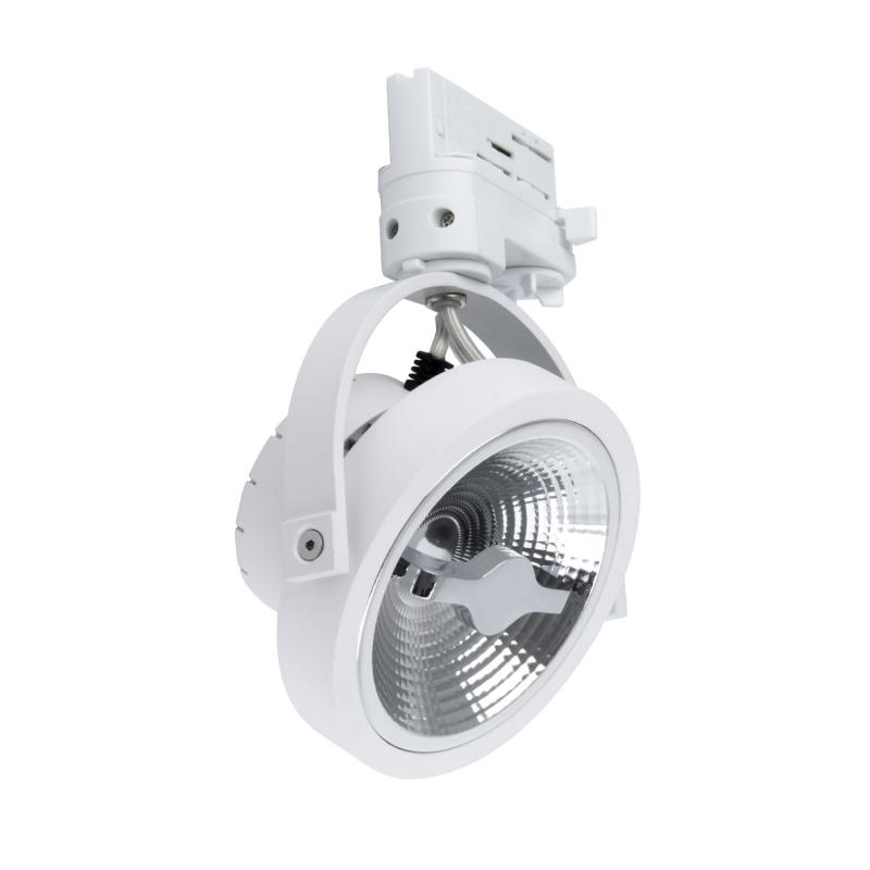 Foco Carril LED Trifásico 15W Regulable CREE AR111 Blanco