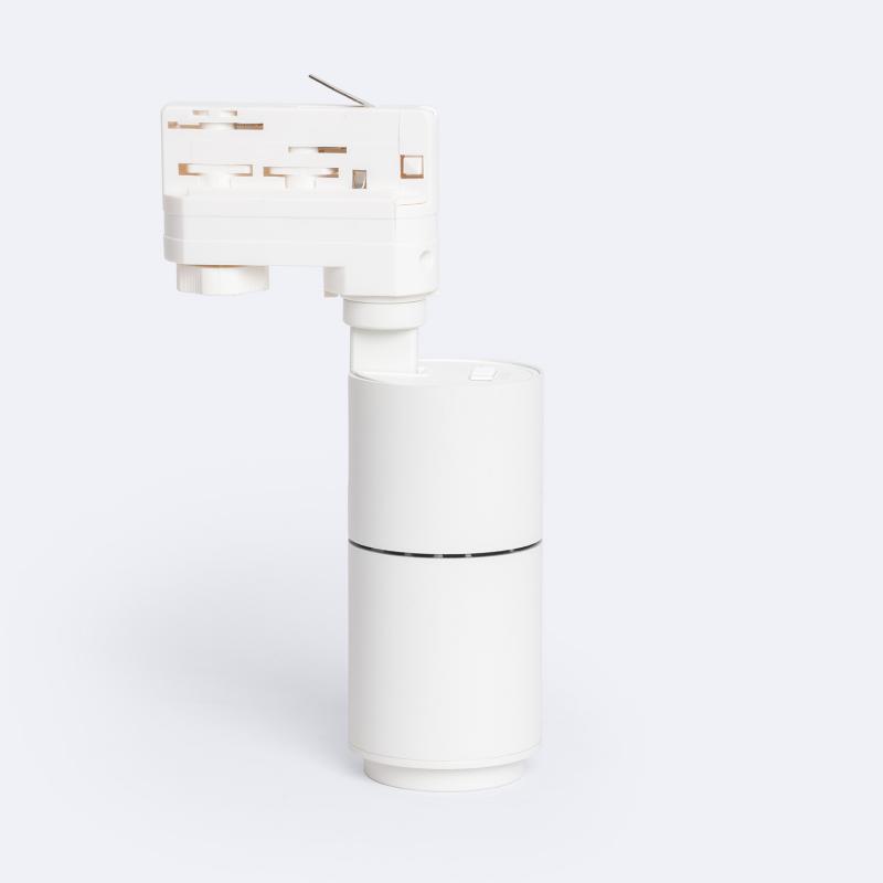 Foco Carril LED Trifásico 10W Regulable CCT Seleccionable Pulyx Multiángulo 15-60º