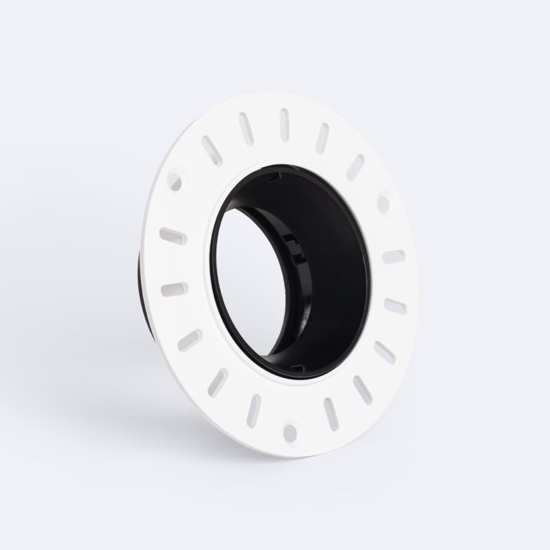 Aro Downlight Circular Basculante Integración Escayola/Pladur para Bombilla LED GU10 / GU5.3 Corte Ø70 mm Suefix