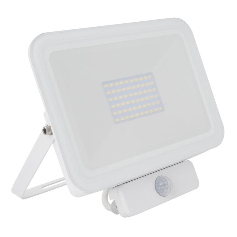 Foco Proyector LED 50W 120 lm/W IP65 Slim con Detector de Movimiento PIR Blanco Neutro 4500K