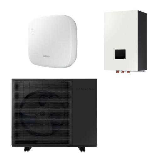 Bomba de Calor Aerotermia Bibloc 12kW EHS MONO R290 Samsung (sin bomba) con Hidrokit Mural Estándar y Wi-Fi