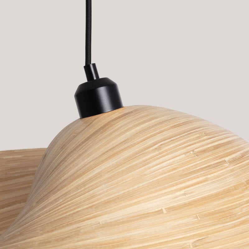 Lámpara Colgante Bambú Shuka Acacia  Ø480 mm ILUZZIA