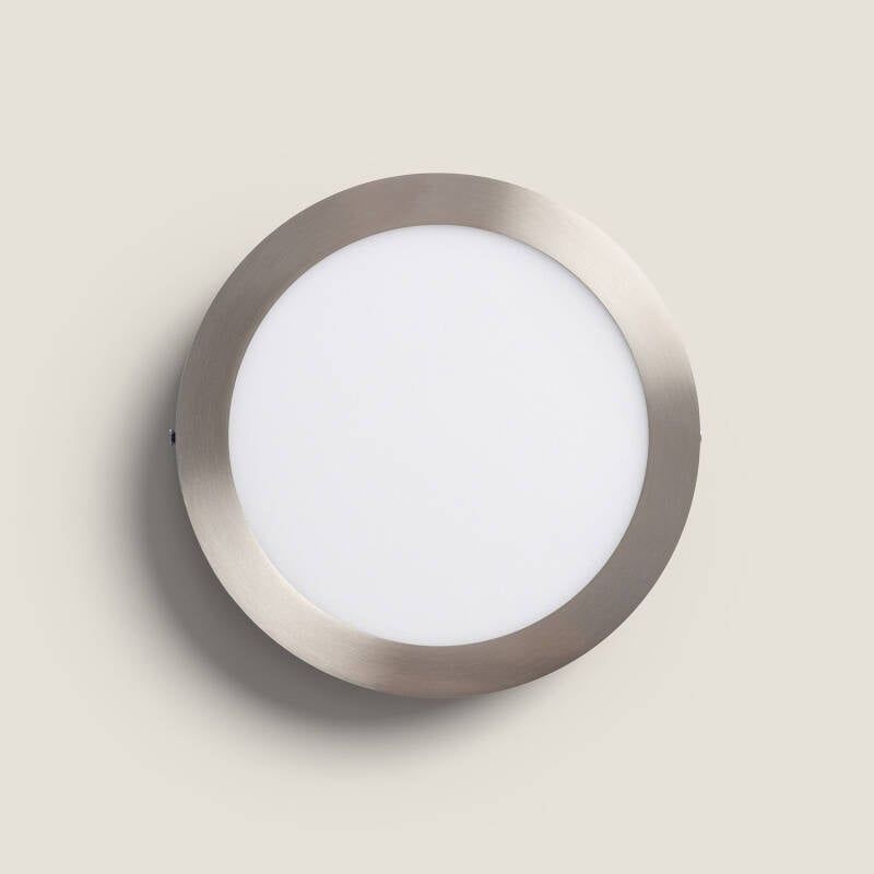 Plafón LED 18W Circular Metal Ø225 mm Silver