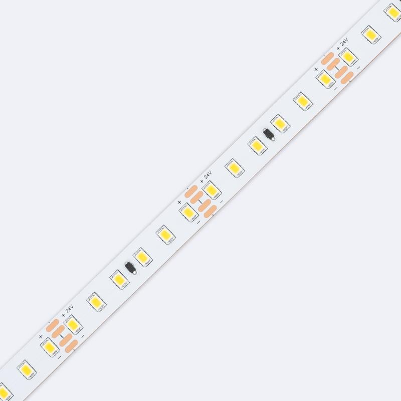 Tira LED 24V SMD 120 LED/m Bobina 20m Larga Distancia 10W/m 1250lm/m Ancho 10mm Corte 5cm IP20