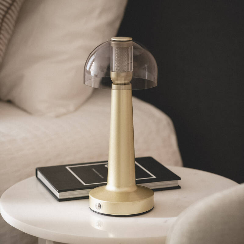 Lámpara de Mesa LED Metal Portátil con Batería USB Recargable Luliu Orsha