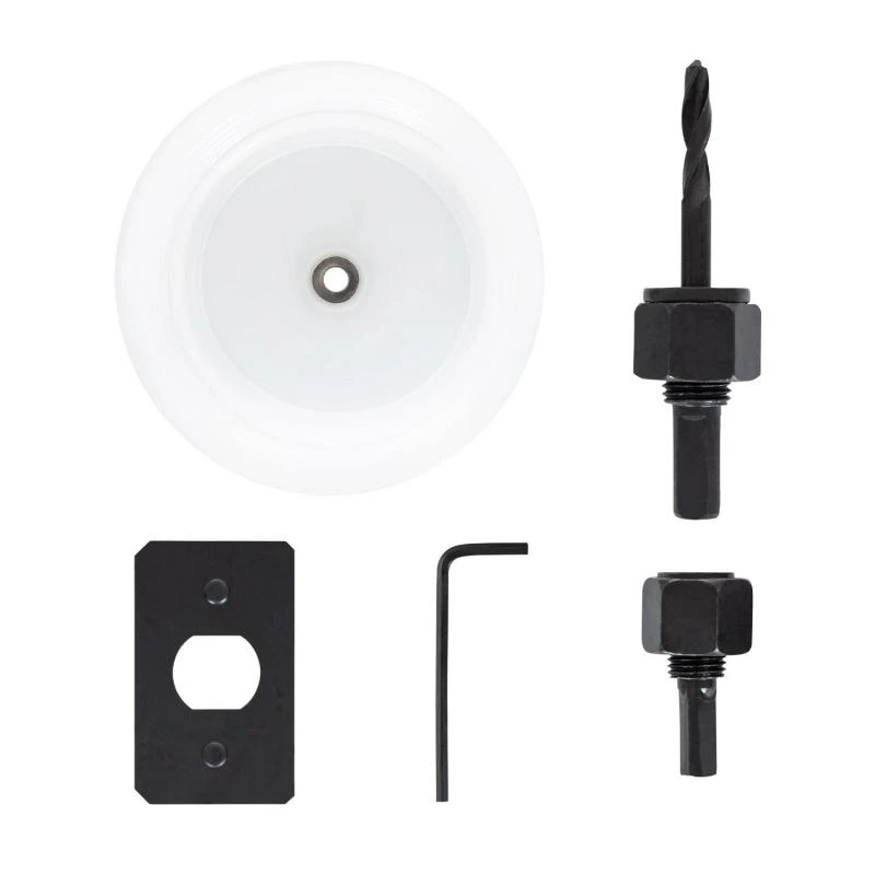 Corona Perforadora para Downlight con Recoge Polvo Varios Diámetros