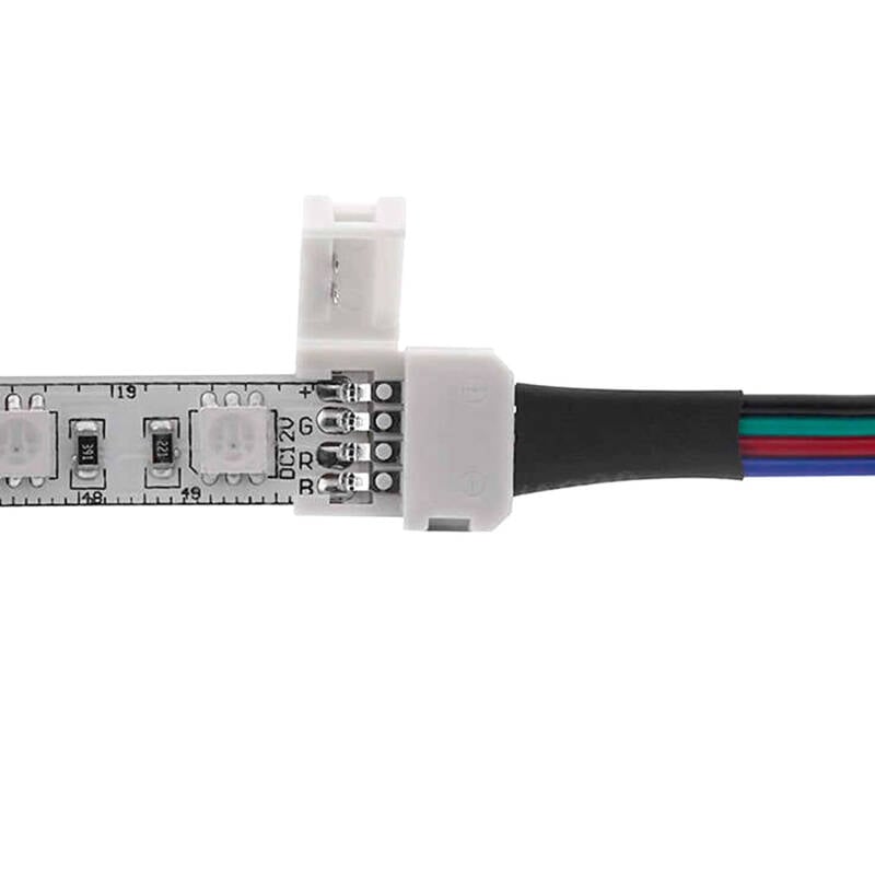Cable Doble Conector Rápido Tira LED 12/24V RGB 10mm
