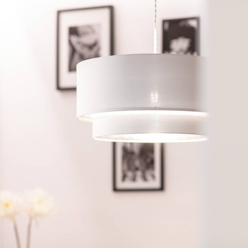 Lámpara Colgante Textil Reflect Duo
