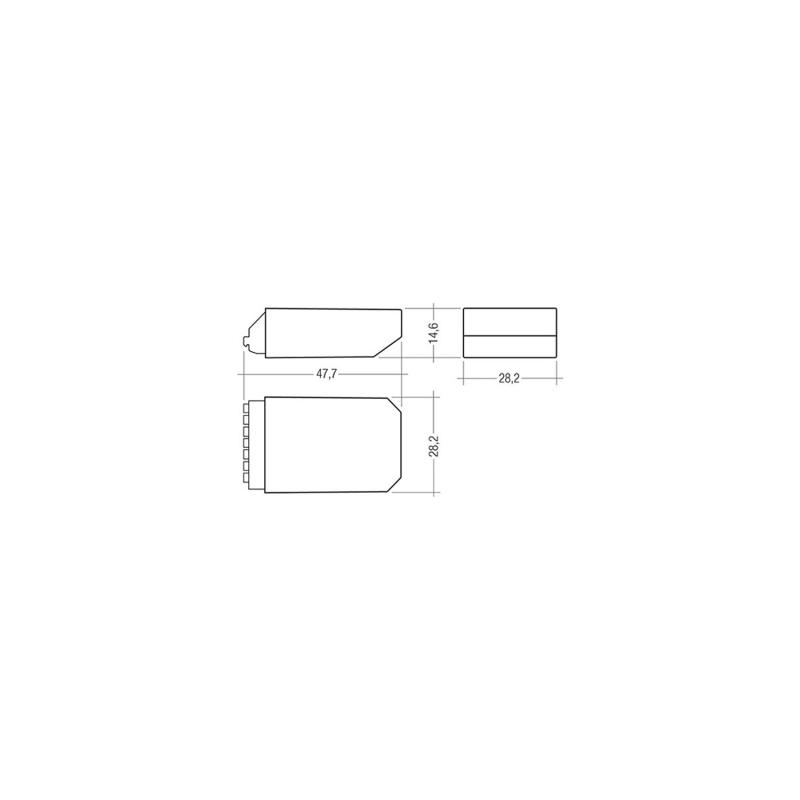 Módulo de Control de Interruptores con 4 Entradas Programables DALI XC TRIDONIC