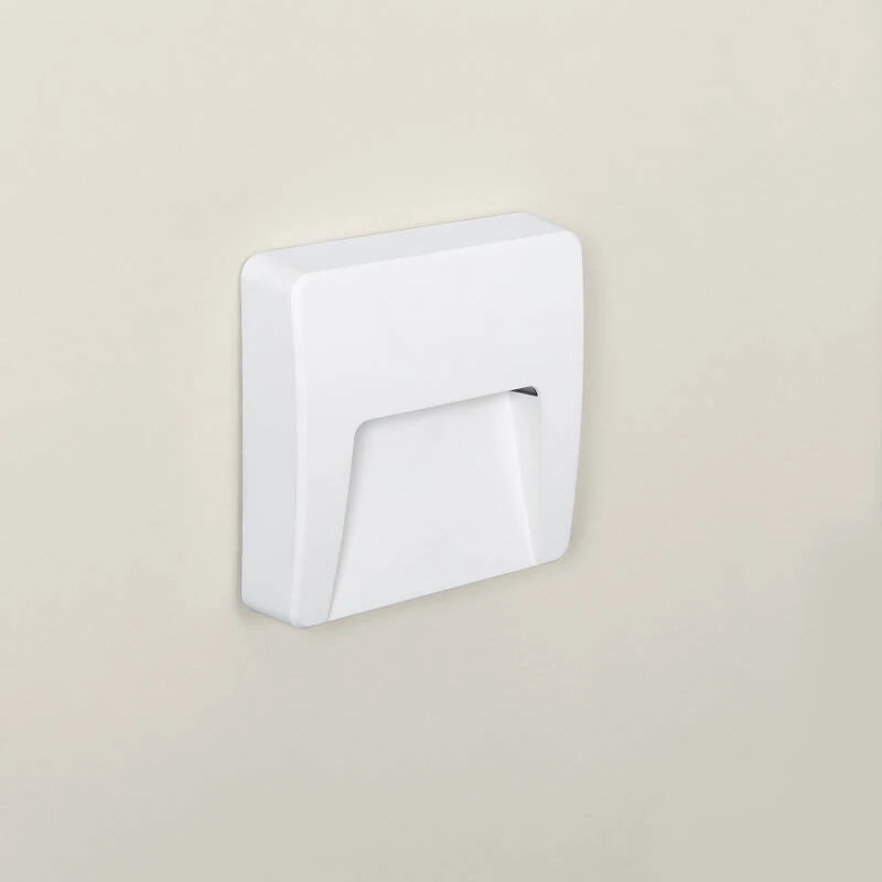 Baliza Exterior LED 3W Superficie Pared Cuadrado Nilsa