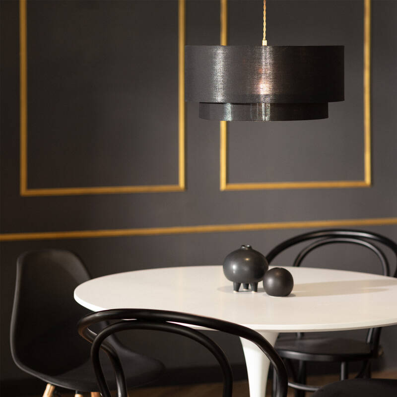 Lámpara Colgante Textil Reflect Duo