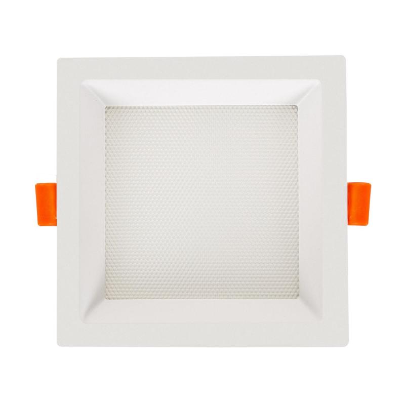 Placa LED 10W Cuadrada CCT Seleccionable Microprismático LIFUD Corte 110x110 mm